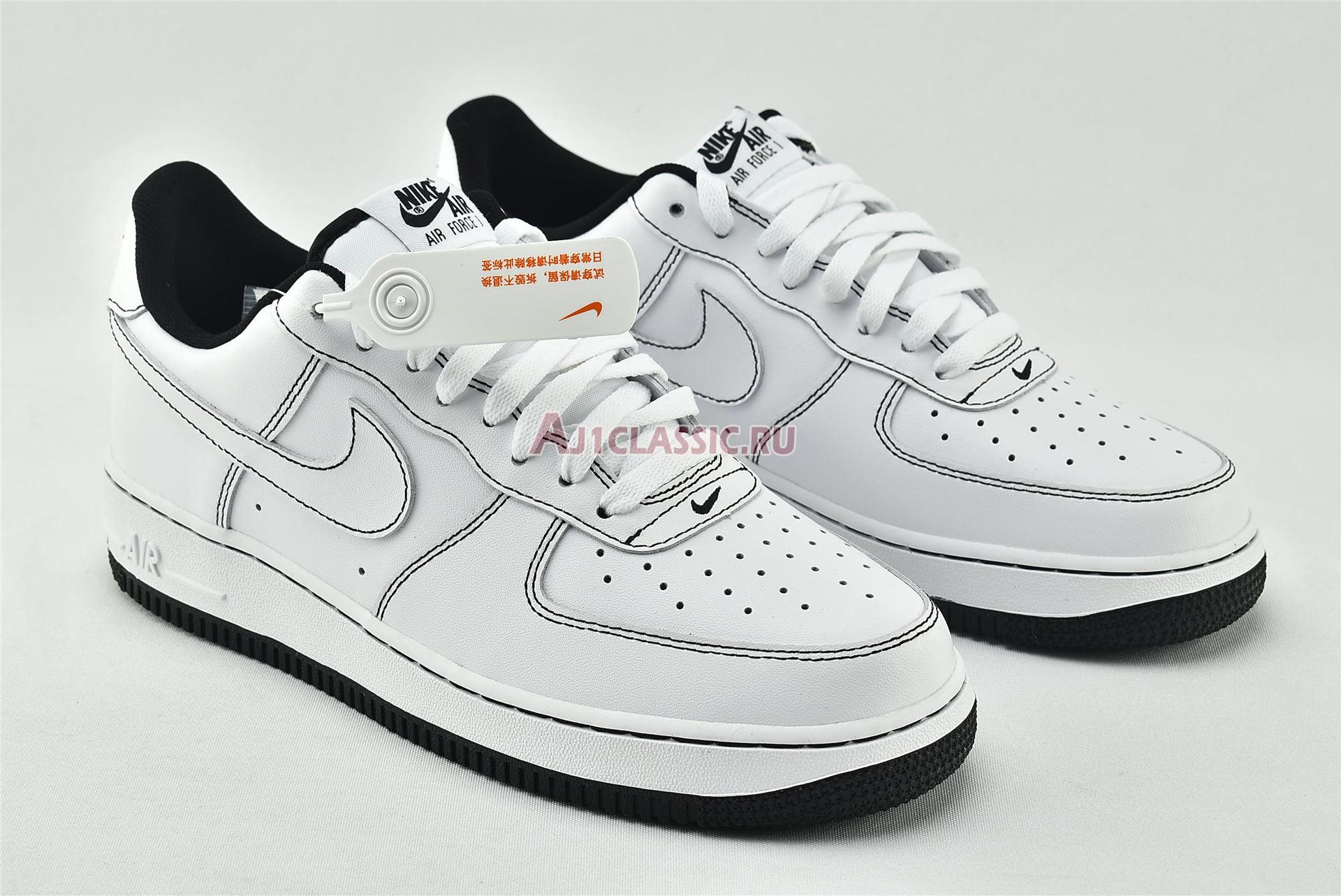 New Nike Air Force 1 Low 07 "Contrast Stitch" CV1724-104 Shoes
