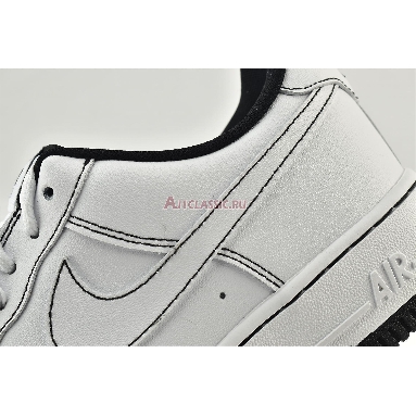 Nike Air Force 1 Low 07 Contrast Stitch CV1724-104 White/Black-White Mens Womens Shoes
