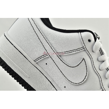Nike Air Force 1 Low 07 Contrast Stitch CV1724-104 White/Black-White Mens Womens Shoes