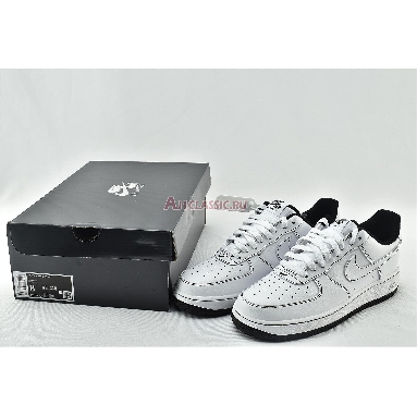 Nike Air Force 1 Low 07 Contrast Stitch CV1724-104 White/Black-White Mens Womens Shoes