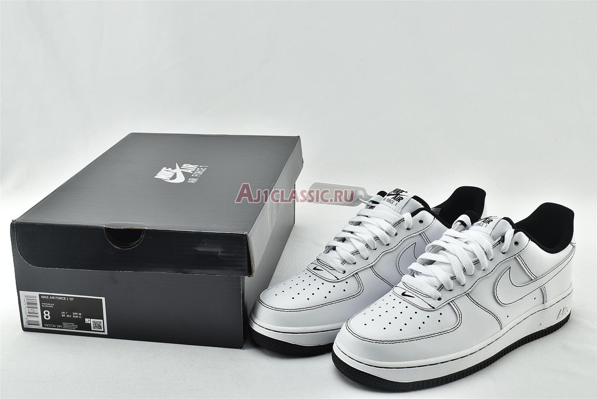 New Nike Air Force 1 Low 07 "Contrast Stitch" CV1724-104 Shoes