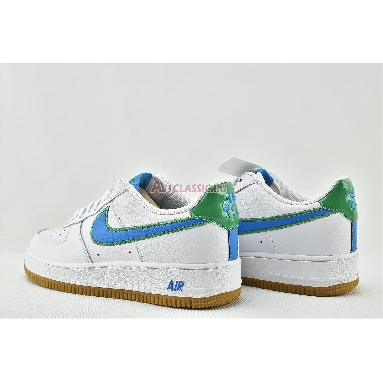 Nike Air Force 1 Low White Bright Blue Green DA4660-100 White/Blue/Green Mens Womens Shoes
