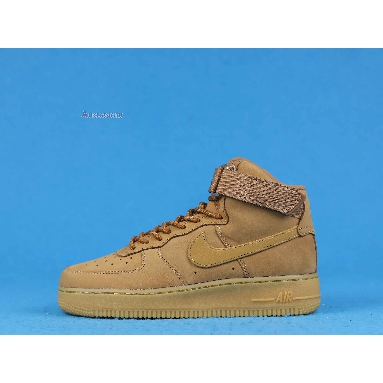 Nike Air Force 1 High Flax 2019 CJ9178-200 Flax/Wheat-Gum Light Brown-Black Mens Womens Shoes