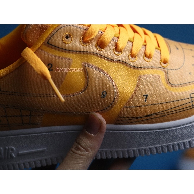 Nike Wmns Air Force 1 07 Low LX Laser Orange CI3445-800 Laser Orange/Summit White/Summit White Mens Womens Shoes
