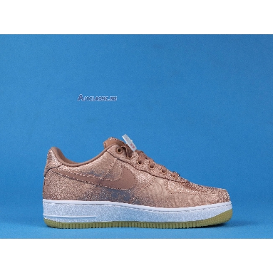CLOT x Nike Air Force 1 Low Premium Rose Gold Silk CJ5290-600-02 Rose Gold/White/Gum Light Brown Mens Womens Shoes