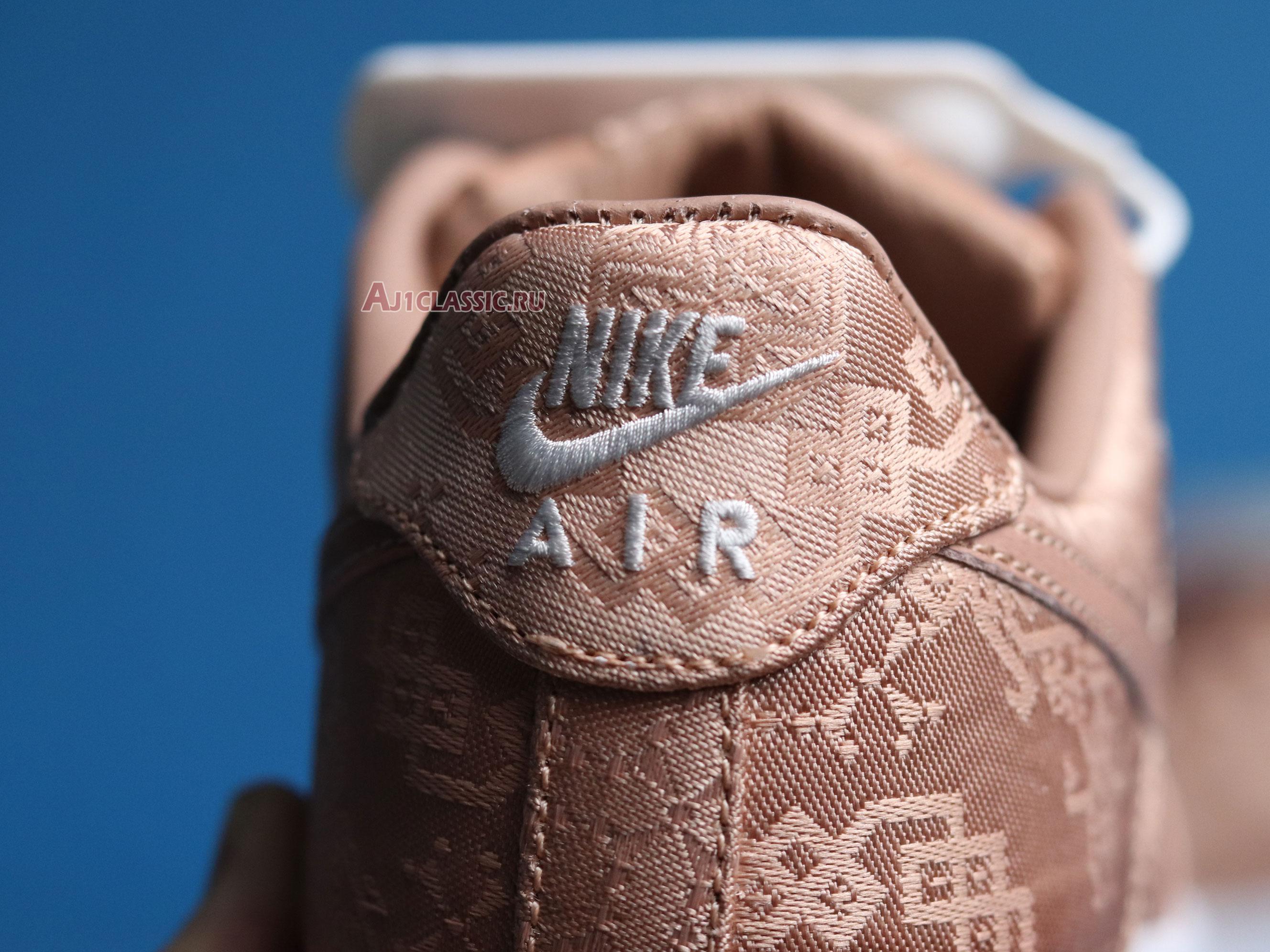 New CLOT x Nike Air Force 1 Low Premium "Rose Gold Silk" CJ5290-600-02 Shoes
