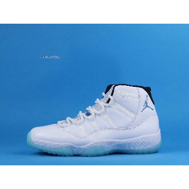 Air Jordan 11 Retro Legend Blue 2014 378037-117 White/Legend Blue Mens Womens Shoes