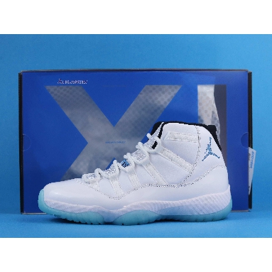 Air Jordan 11 Retro Legend Blue 2014 378037-117 White/Legend Blue Mens Womens Shoes