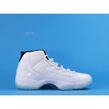 Air Jordan 11 Retro Legend Blue 2014 378037-117 White/Legend Blue Mens Womens Shoes