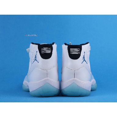 Air Jordan 11 Retro Legend Blue 2014 378037-117 White/Legend Blue Mens Womens Shoes