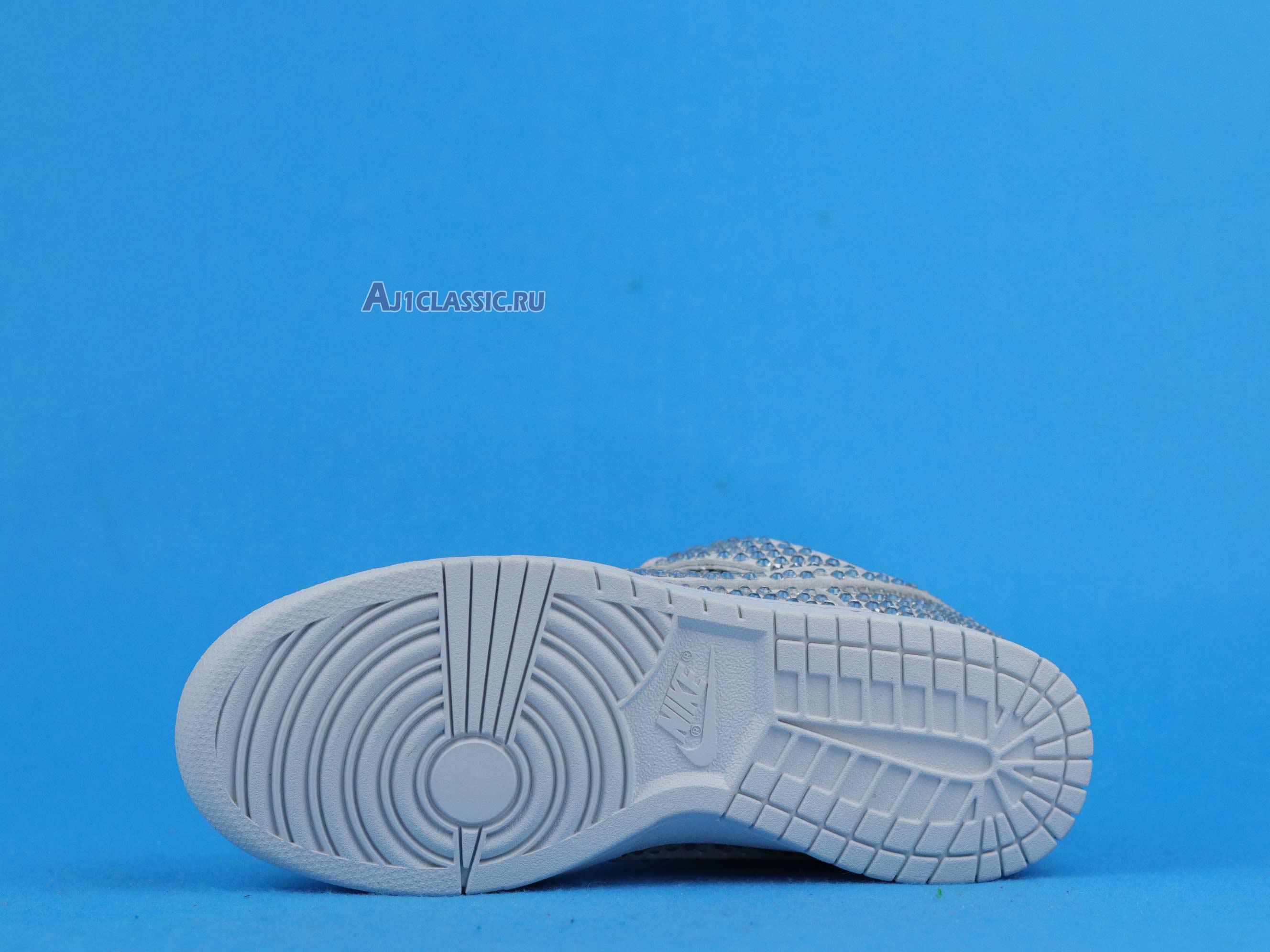New Cactus Plant Flea Market x Swarovski x Dunk Low "Pure Platinum" CZ2670-001 Shoes