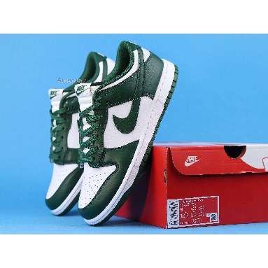 Nike Dunk Low Michigan State DD1391-101 White/Team Green/White/Total Orange Mens Womens Shoes