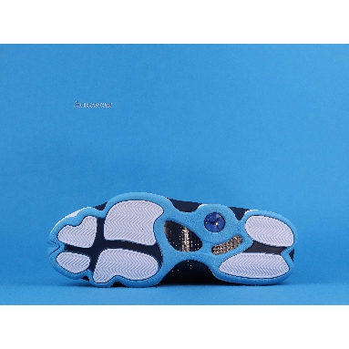 Air Jordan 13 Retro Obsidian 414571-144 White/Obsidian/Dark Powder Blue Mens Womens Shoes