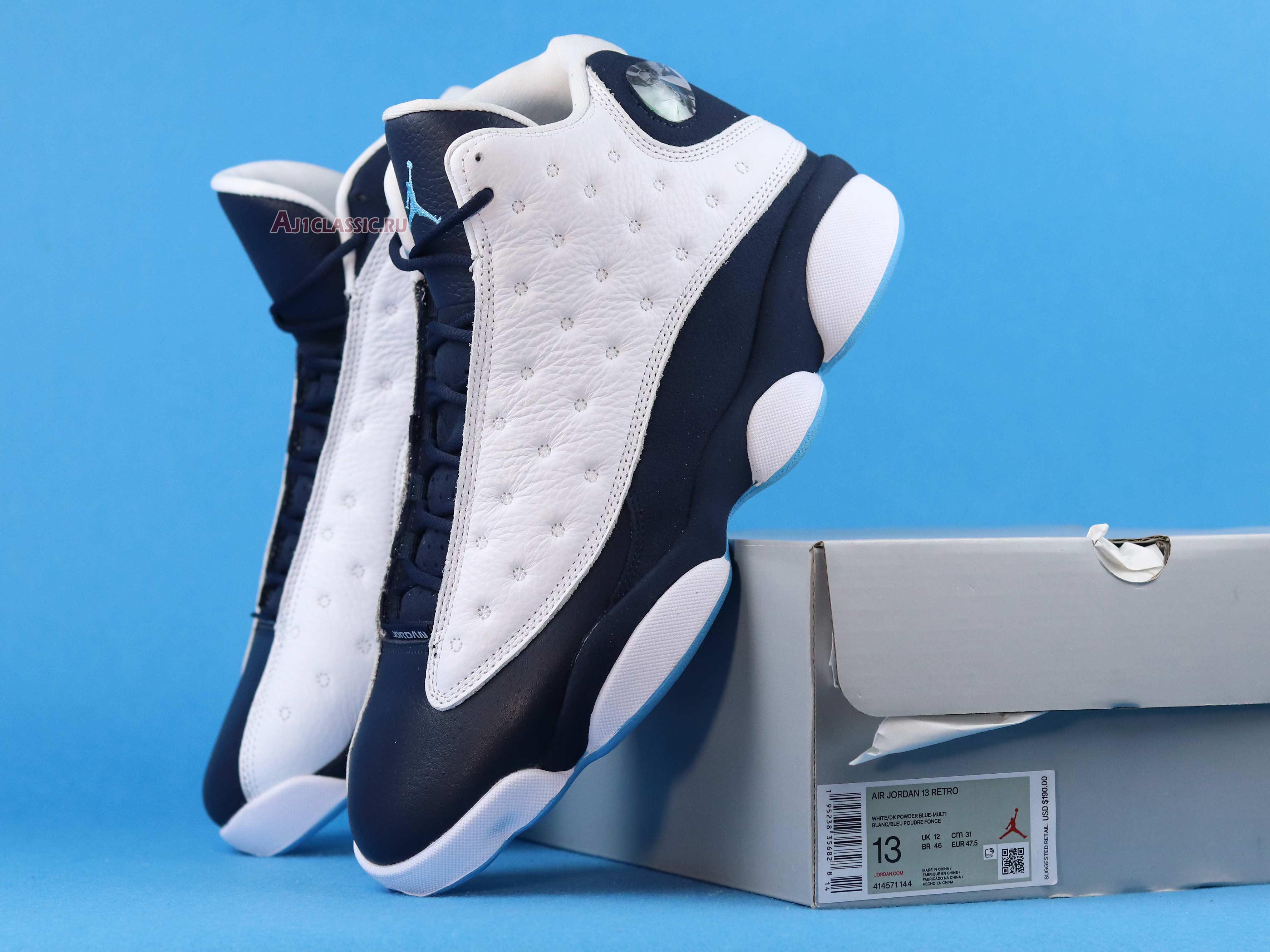 New Air Jordan 13 Retro "Obsidian" 414571-144 Shoes