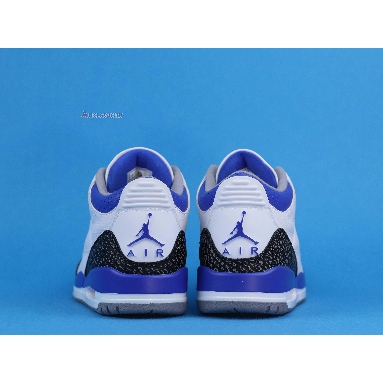 Air Jordan 3 Retro Racer Blue CT8532-145 White/Black/Cement Grey/Racer Blue Mens Womens Shoes