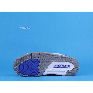 Air Jordan 3 Retro Racer Blue CT8532-145 White/Black/Cement Grey/Racer Blue Mens Womens Shoes