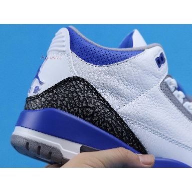 Air Jordan 3 Retro Racer Blue CT8532-145 White/Black/Cement Grey/Racer Blue Mens Womens Shoes
