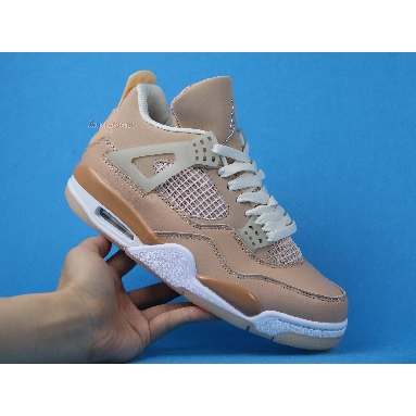 Air Jordan 4 Retro Shimmer DJ0675-200 Shimmer/Bronze Eclipse/Orange Quartz/Metallic Silver Mens Womens Shoes