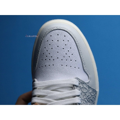 Air Jordan 1 Low Premium Elephant Print DH4269-100 White/Neutral Grey/Sail/Smoke Grey Mens Womens Shoes