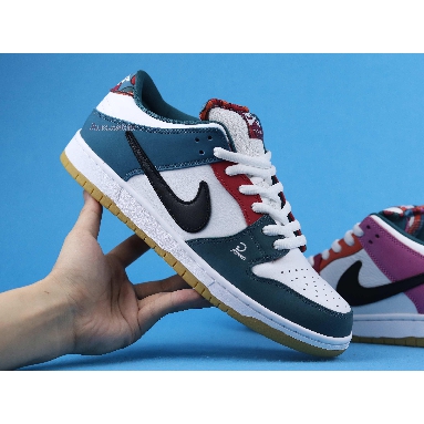 Parra x Nike SB Dunk Low DH7695-100 Fire Pink/Gym Red-Mocha-White-Royal Blue-Black Mens Womens Shoes