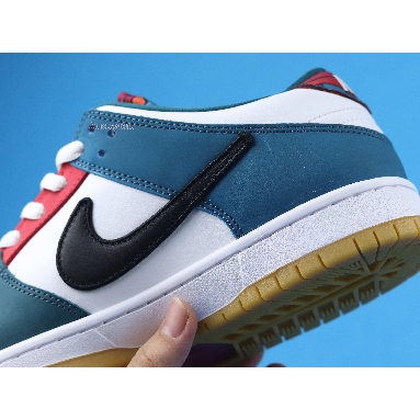 Parra x Nike SB Dunk Low DH7695-100 Fire Pink/Gym Red-Mocha-White-Royal Blue-Black Mens Womens Shoes