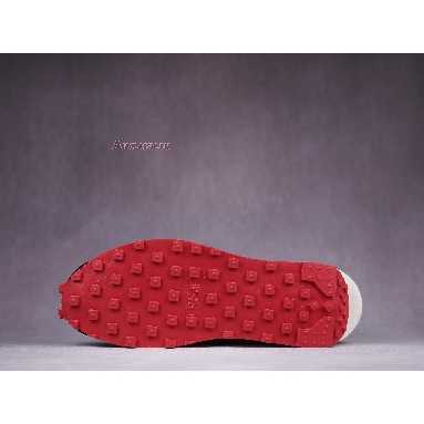 Sacai x Undercover x Nike LDWaffle Midnight Spruce University Red DJ4877-300 Midnight Spruce/Pale Ivory/Dark Grey/University Red Mens Womens Shoes