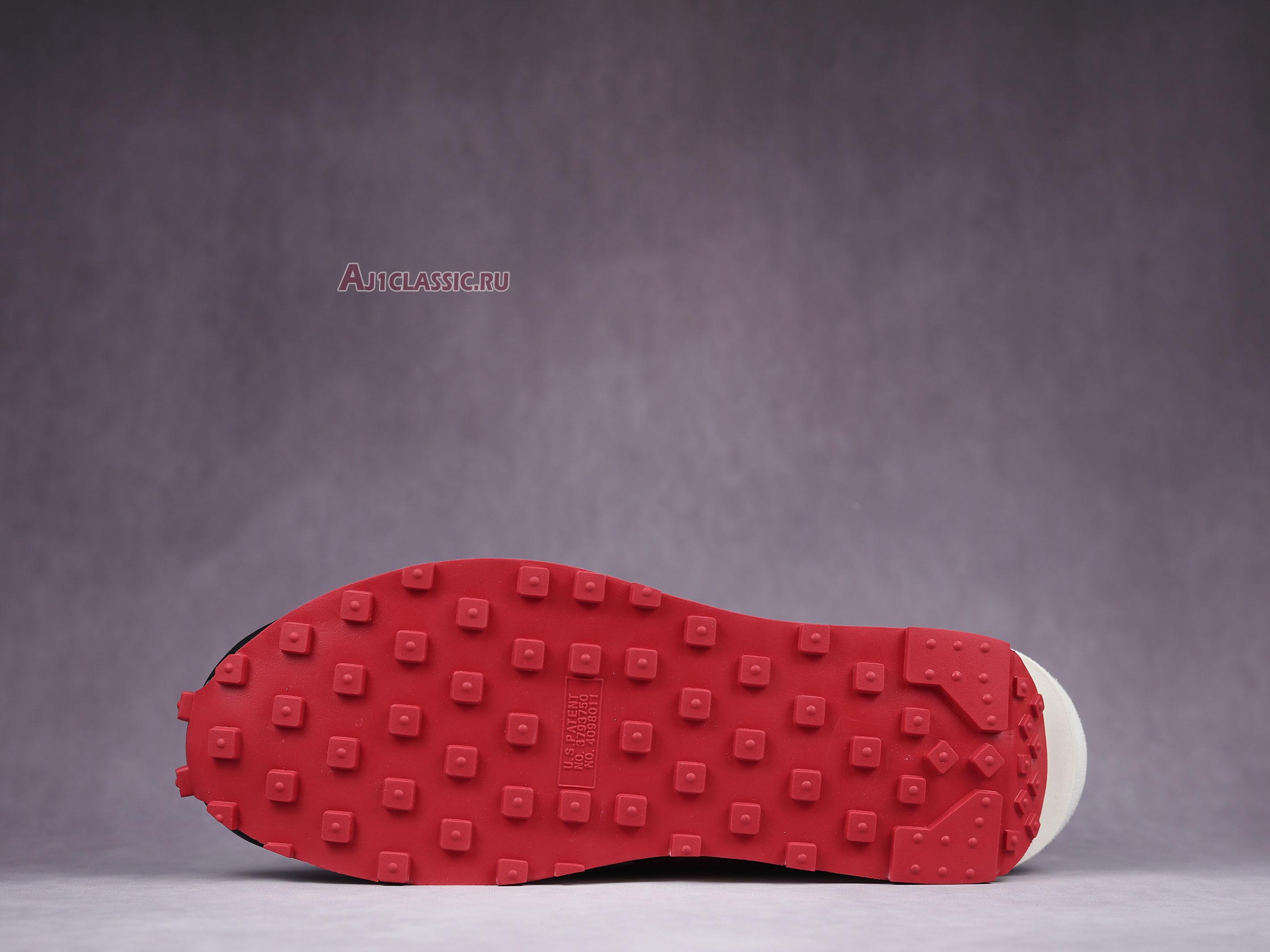 New Sacai x Undercover x Nike LDWaffle "Midnight Spruce University Red" DJ4877-300 Shoes