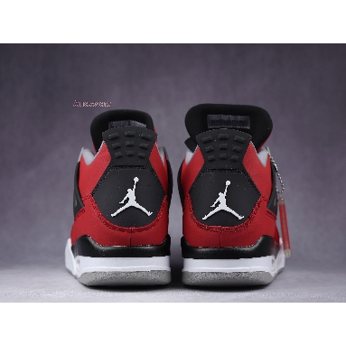 Air Jordan 4 Retro Toro Bravo 308497-603 Fire Red/White-Black-Cement Grey Mens Womens Shoes
