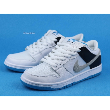 Nike Dunk Low Pro SB Laser Blue BQ6817-101 White/Black/Laser Blue/Neutral Grey Mens Womens Shoes