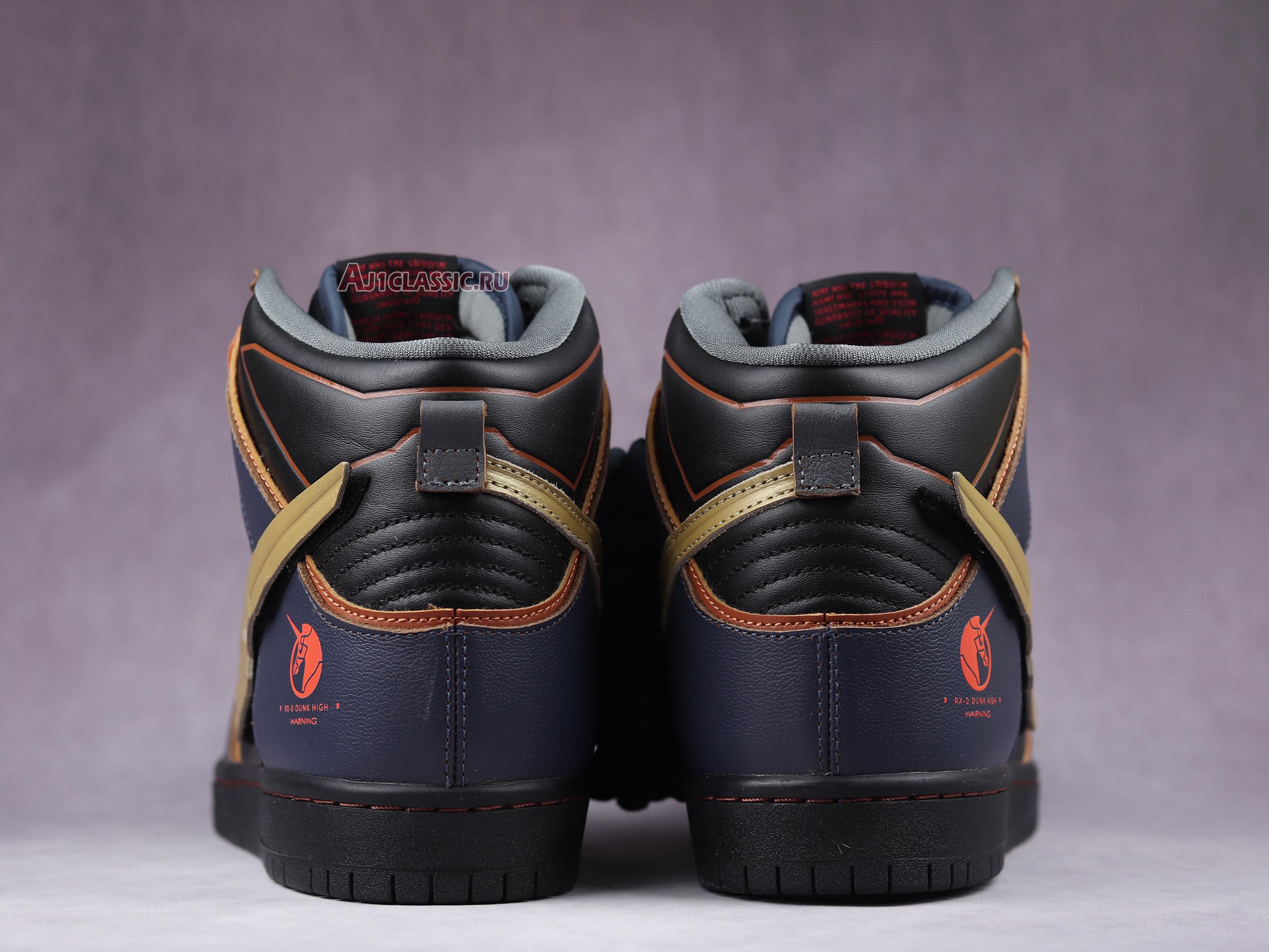 New Gundam x Nike Dunk High SB "Project Unicorn - Banshee Norn" DH7717-400 Shoes