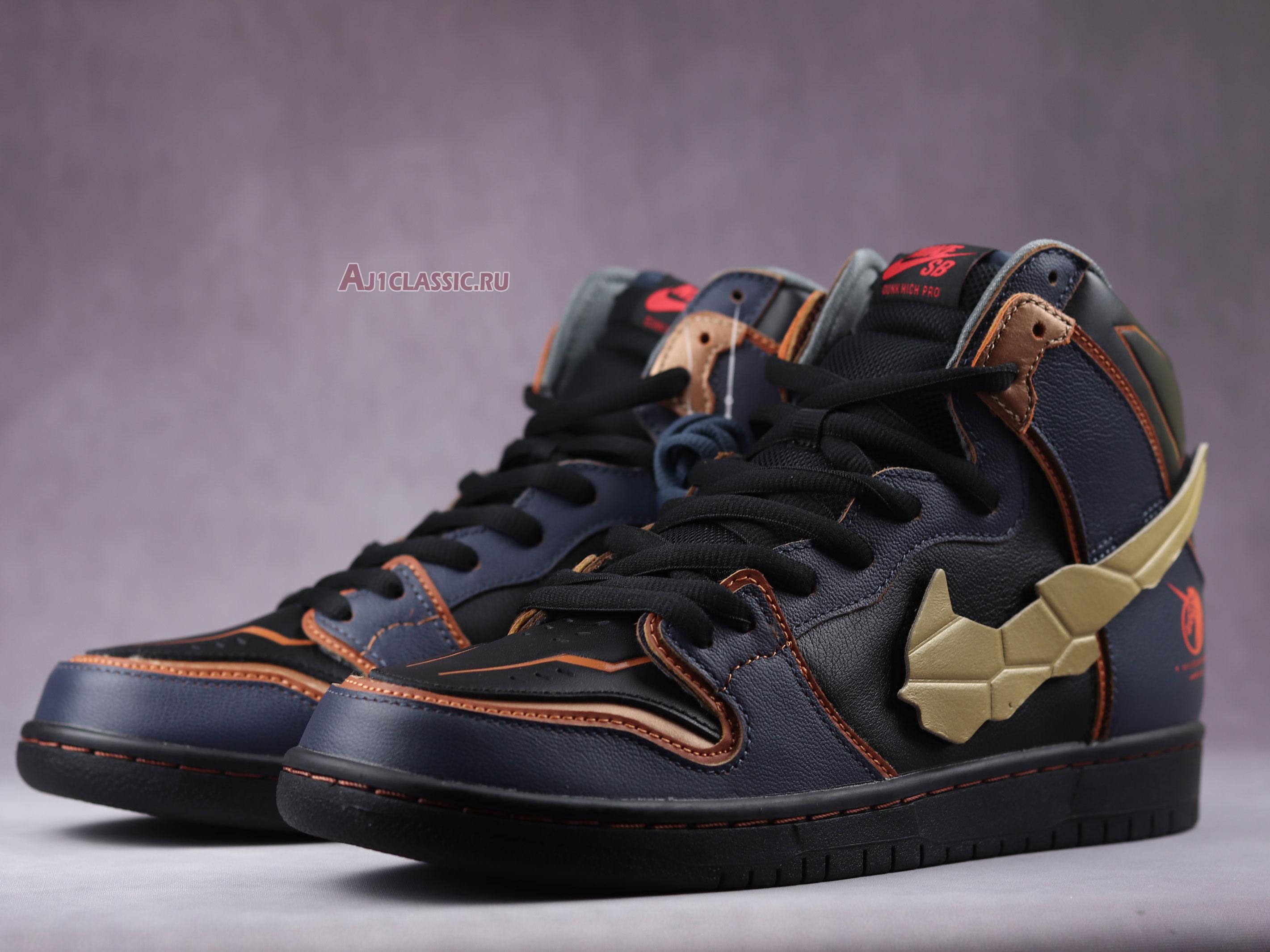 New Gundam x Nike Dunk High SB "Project Unicorn - Banshee Norn" DH7717-400 Shoes