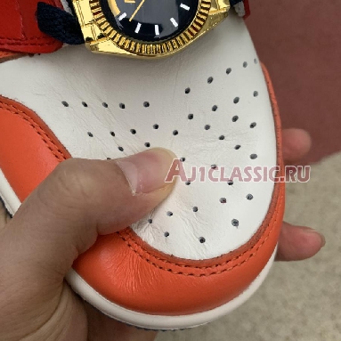 Melody Ehsani x Air Jordan 1 Mid Fearless CQ7629-100 White/Black/Half Blue/Habanero Red Mens Womens Shoes