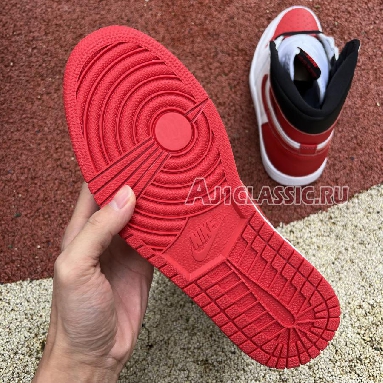 Air Jordan 1 Retro High OG Heritage 555088-161 White/University Red/Black Mens Womens Shoes