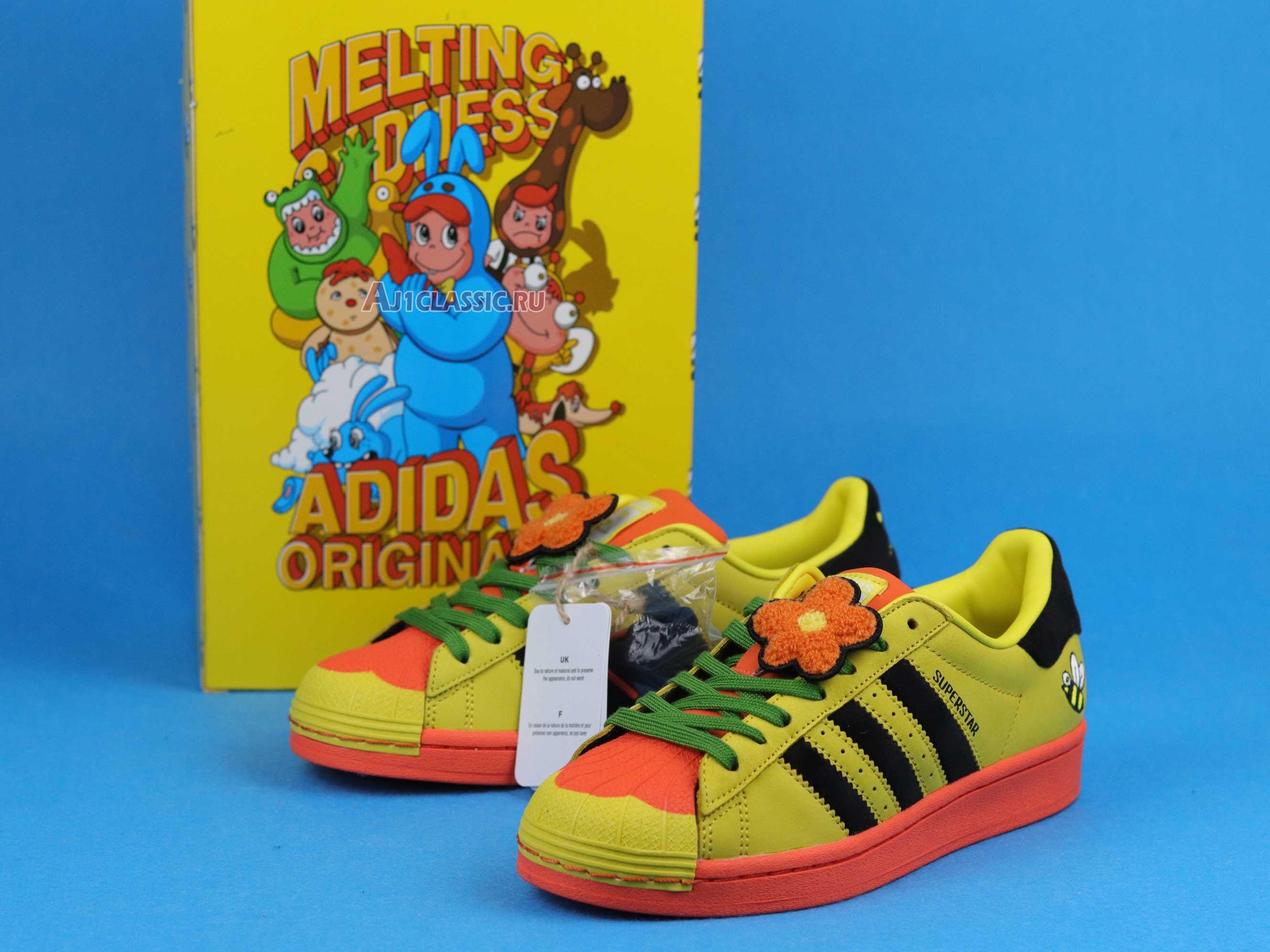 New Melting Sadness x Adidas Superstar "Bee with You Pack - Yellow" FZ5254 Shoes