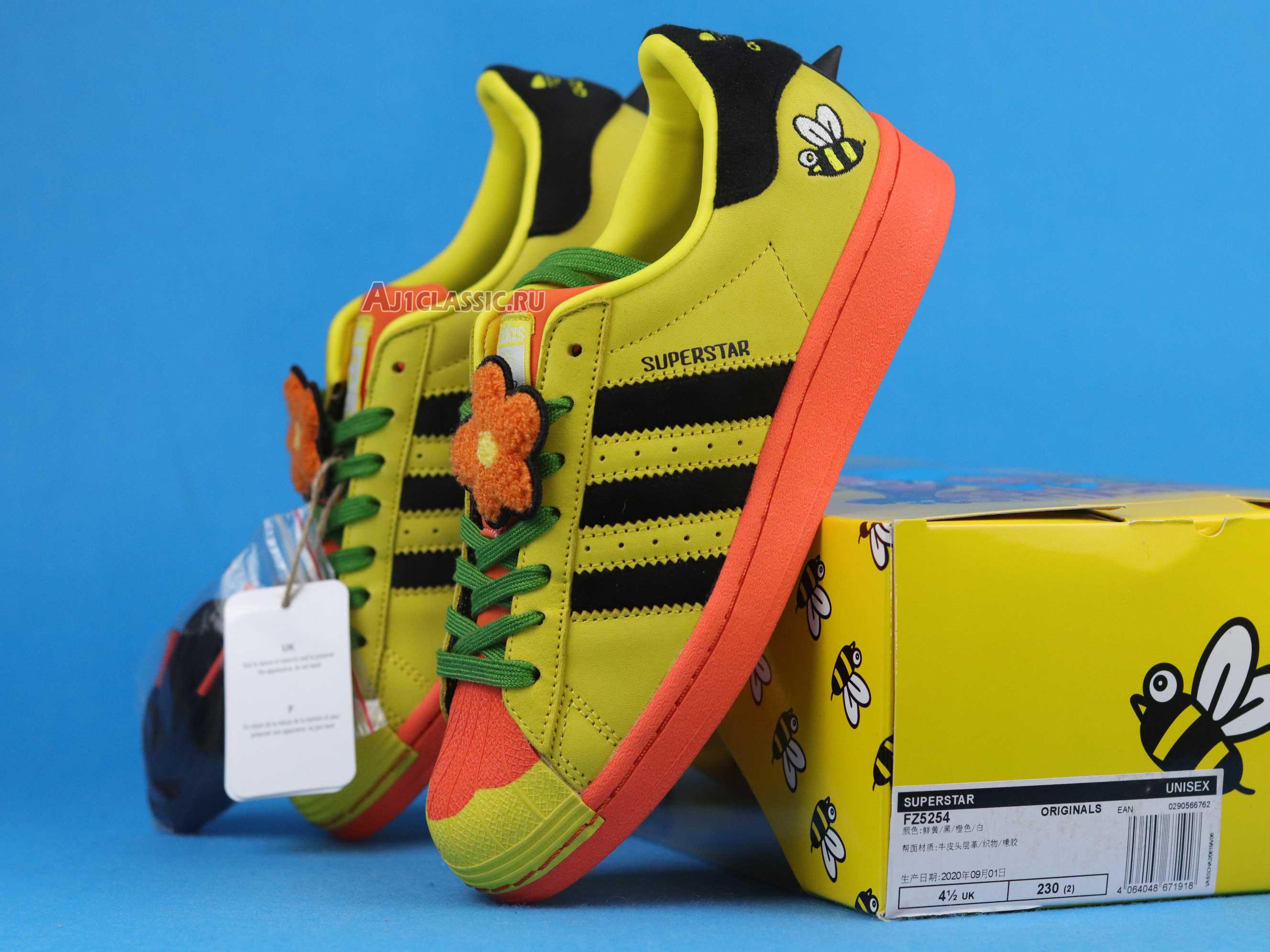 New Melting Sadness x Adidas Superstar "Bee with You Pack - Yellow" FZ5254 Shoes