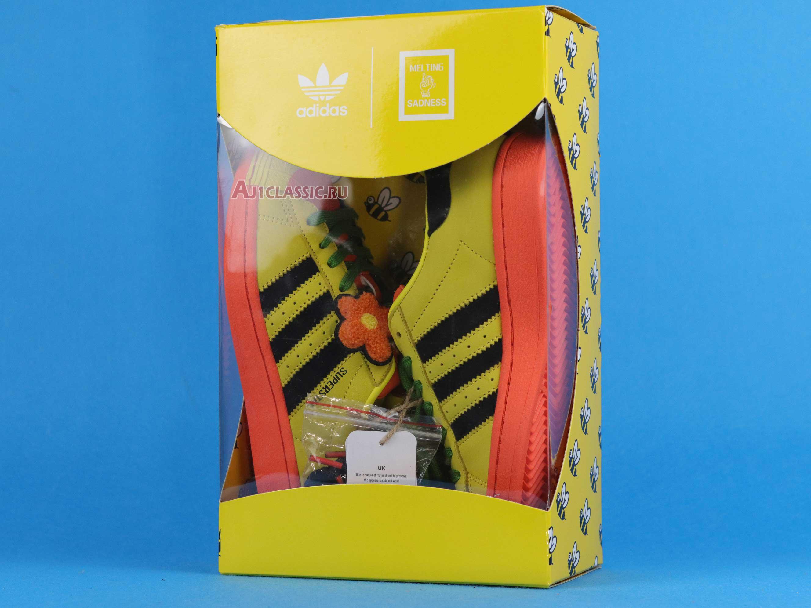 New Melting Sadness x Adidas Superstar "Bee with You Pack - Yellow" FZ5254 Shoes