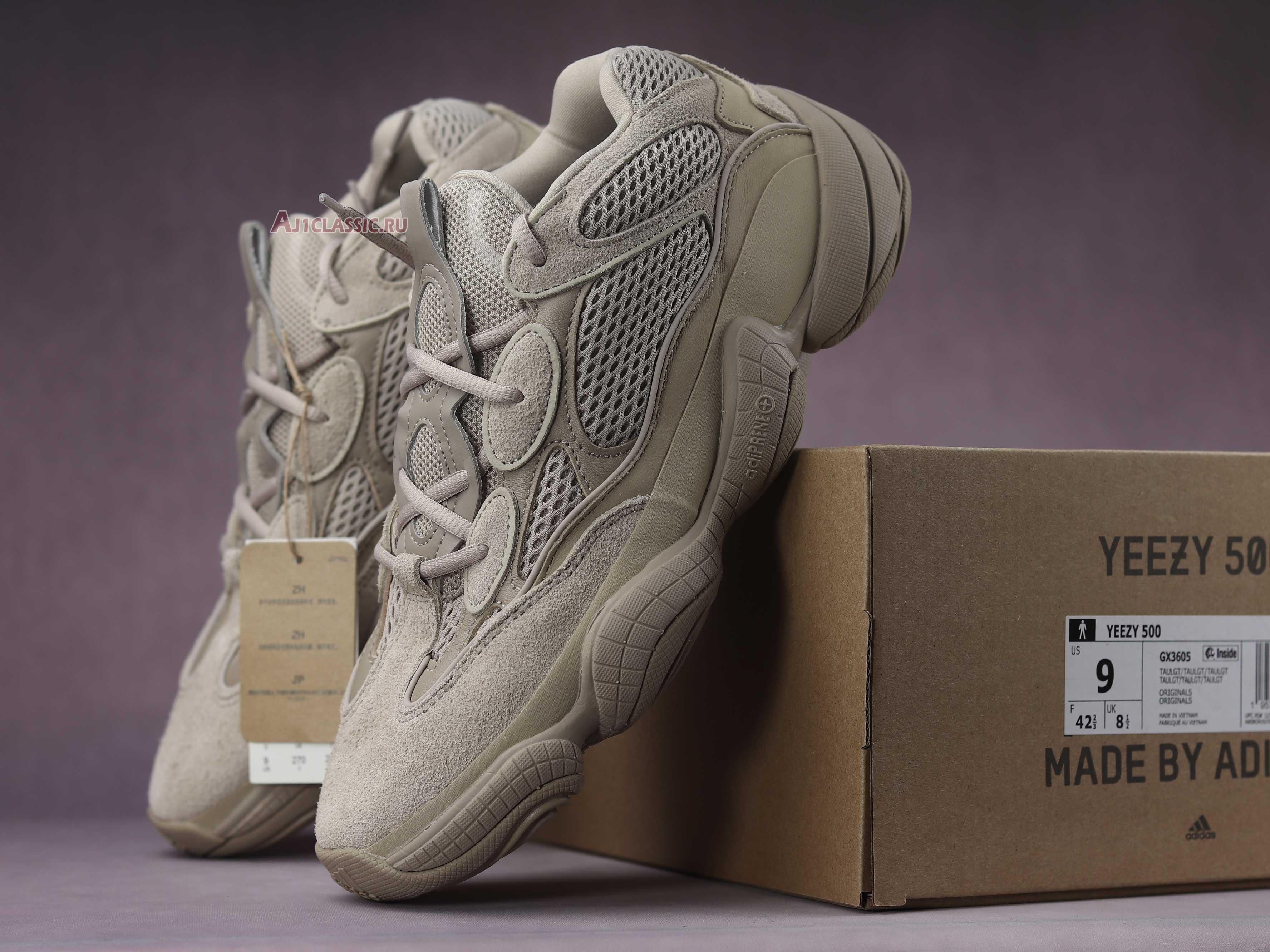 New Adidas Yeezy 500 "Taupe Light" GX3605 Shoes