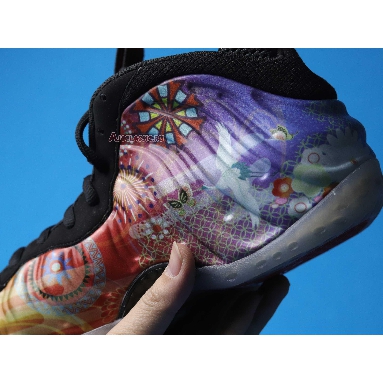 Nike Air Foamposite One CNY 2018 AO7541-006 Black/Habanero Red-Black Mens Womens Shoes