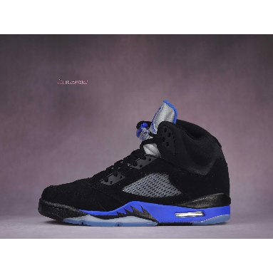 Air Jordan 5 Retro Racer Blue CT4838-004 Black/Racer Blue/Reflective Silver Mens Womens Shoes