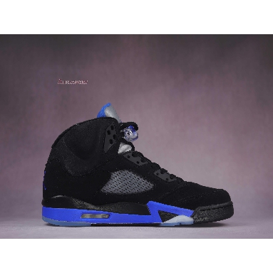 Air Jordan 5 Retro Racer Blue CT4838-004 Black/Racer Blue/Reflective Silver Mens Womens Shoes