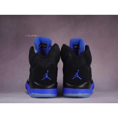 Air Jordan 5 Retro Racer Blue CT4838-004 Black/Racer Blue/Reflective Silver Mens Womens Shoes