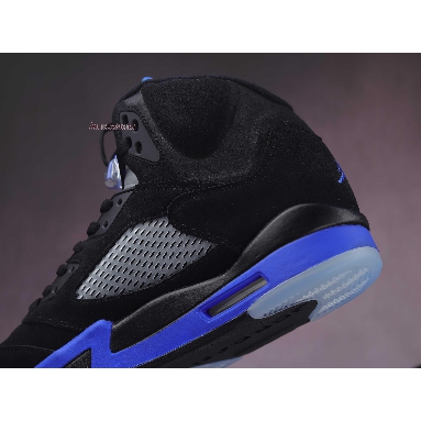 Air Jordan 5 Retro Racer Blue CT4838-004 Black/Racer Blue/Reflective Silver Mens Womens Shoes