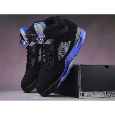 Air Jordan 5 Retro Racer Blue CT4838-004 Black/Racer Blue/Reflective Silver Mens Womens Shoes