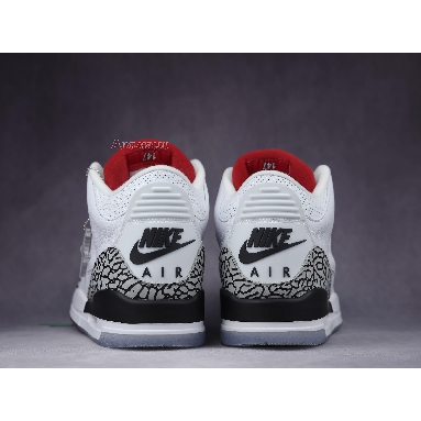 Air Jordan 3 Retro NRG Free Throw Line 923096-101-02 White/Fire Red-Cement Grey-Black Mens Womens Shoes