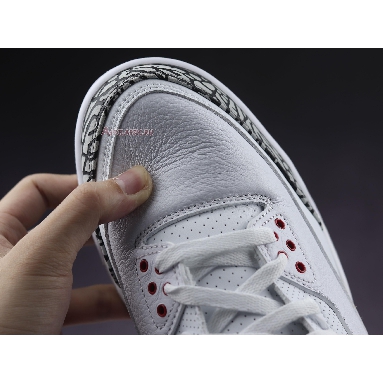 Air Jordan 3 Retro NRG Free Throw Line 923096-101-02 White/Fire Red-Cement Grey-Black Mens Womens Shoes