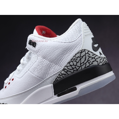 Air Jordan 3 Retro NRG Free Throw Line 923096-101-02 White/Fire Red-Cement Grey-Black Mens Womens Shoes