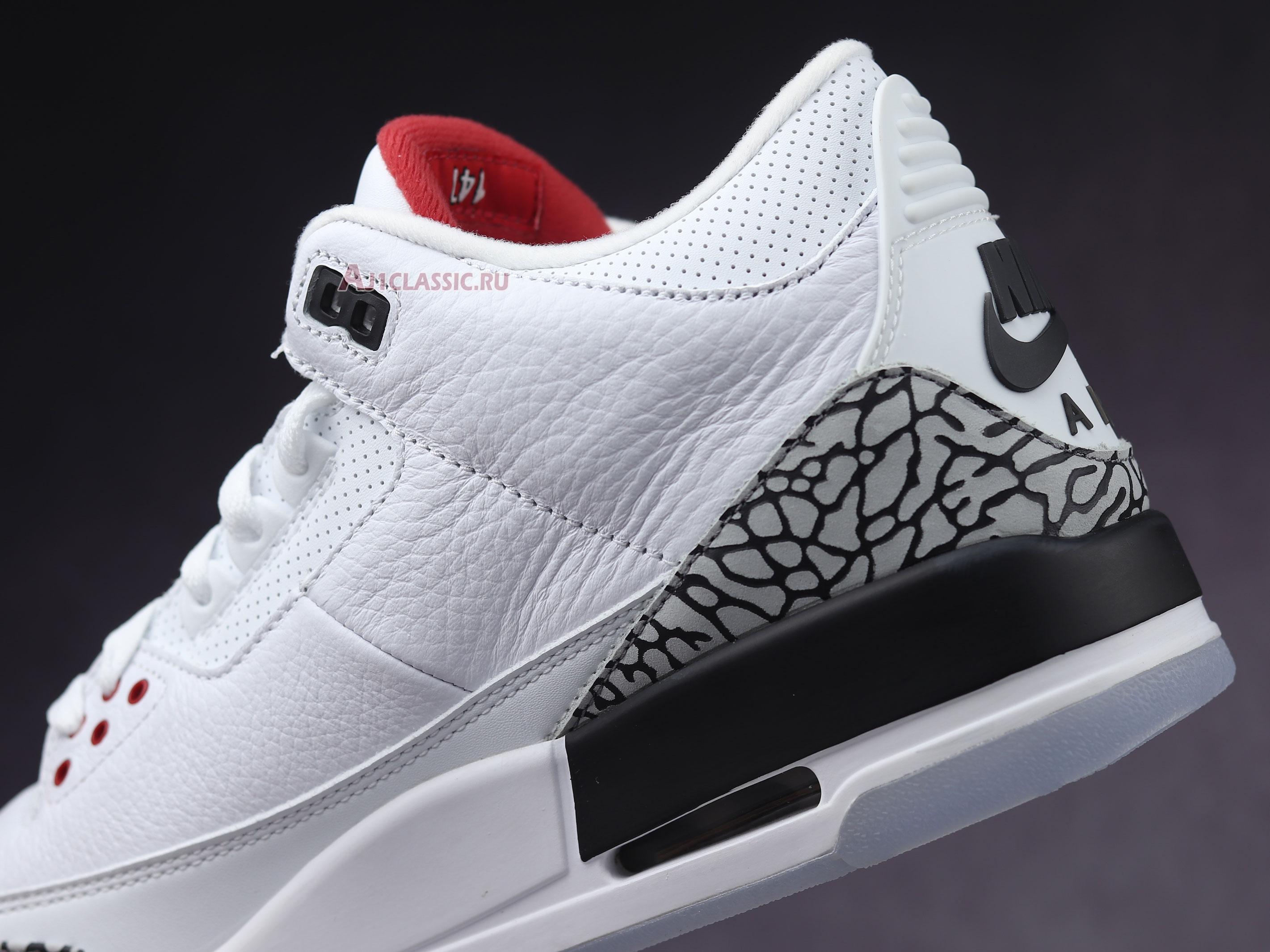 New Air Jordan 3 Retro NRG "Free Throw Line" 923096-101-02 Shoes