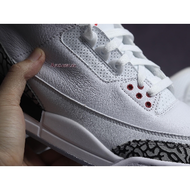Air Jordan 3 Retro NRG Free Throw Line 923096-101-02 White/Fire Red-Cement Grey-Black Mens Womens Shoes
