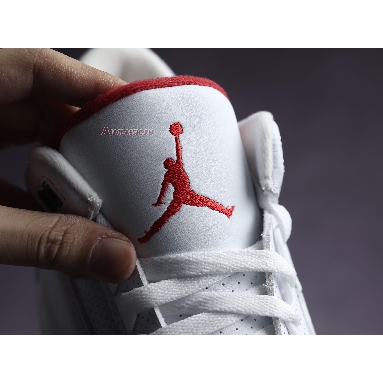 Air Jordan 3 Retro NRG Free Throw Line 923096-101-02 White/Fire Red-Cement Grey-Black Mens Womens Shoes