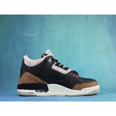 Air Jordan 3 Retro Desert Elephant CT8532-008 Black/Rush Orange-Fossil Stone-Sail Mens Womens Shoes